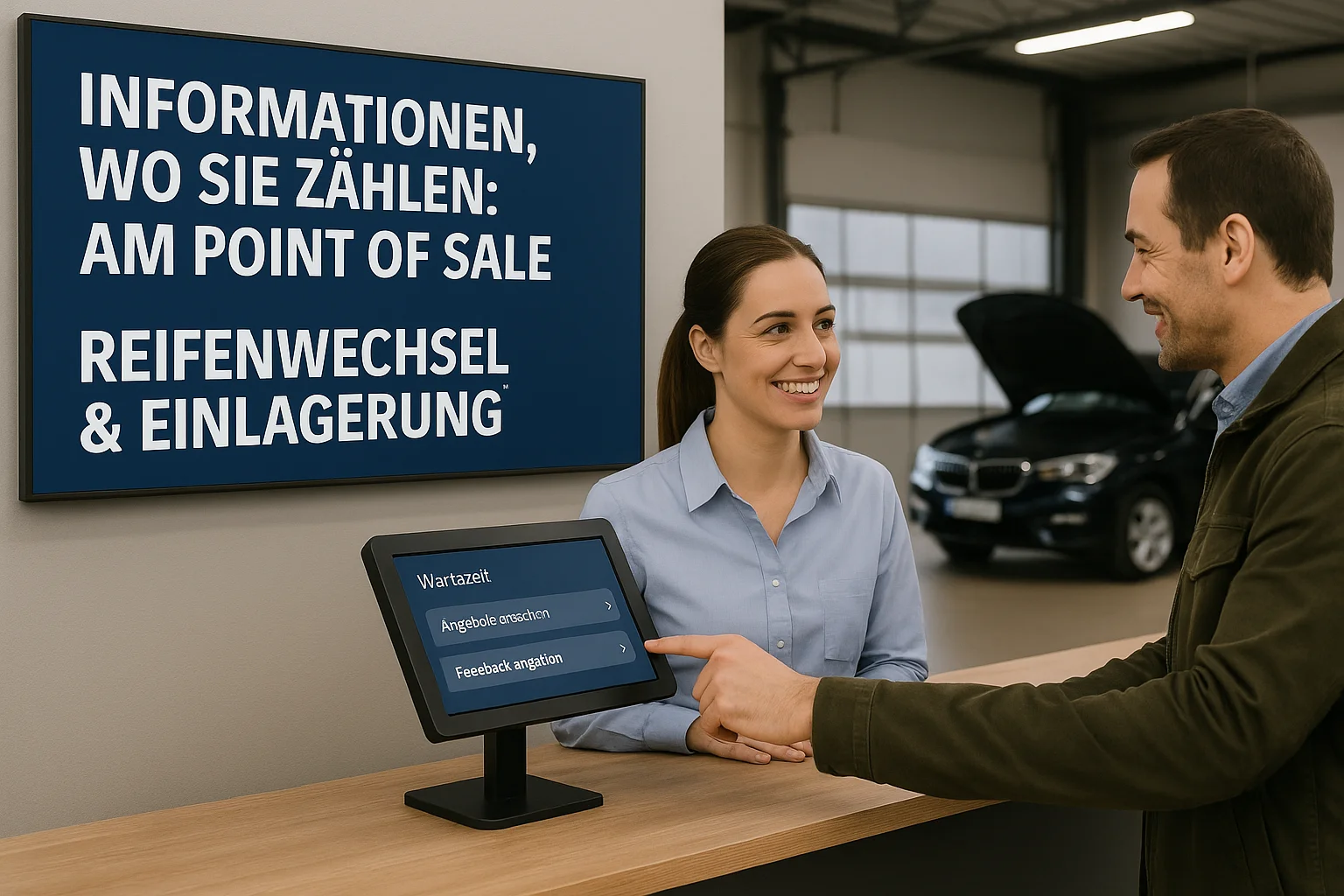 Informationen wo sie zaehlen, am Point of Sale Informationen wo sie zaehlen, am Point of Sale