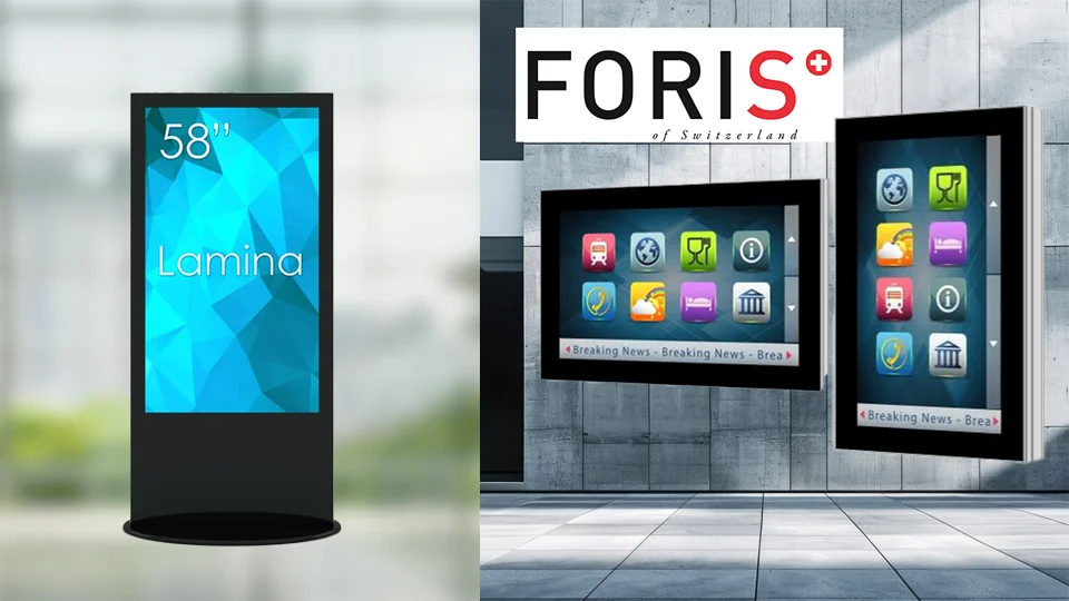 Aktionsangebot - Foris Outdoor Kiosk - SWEDX Lamina Indoor Stele