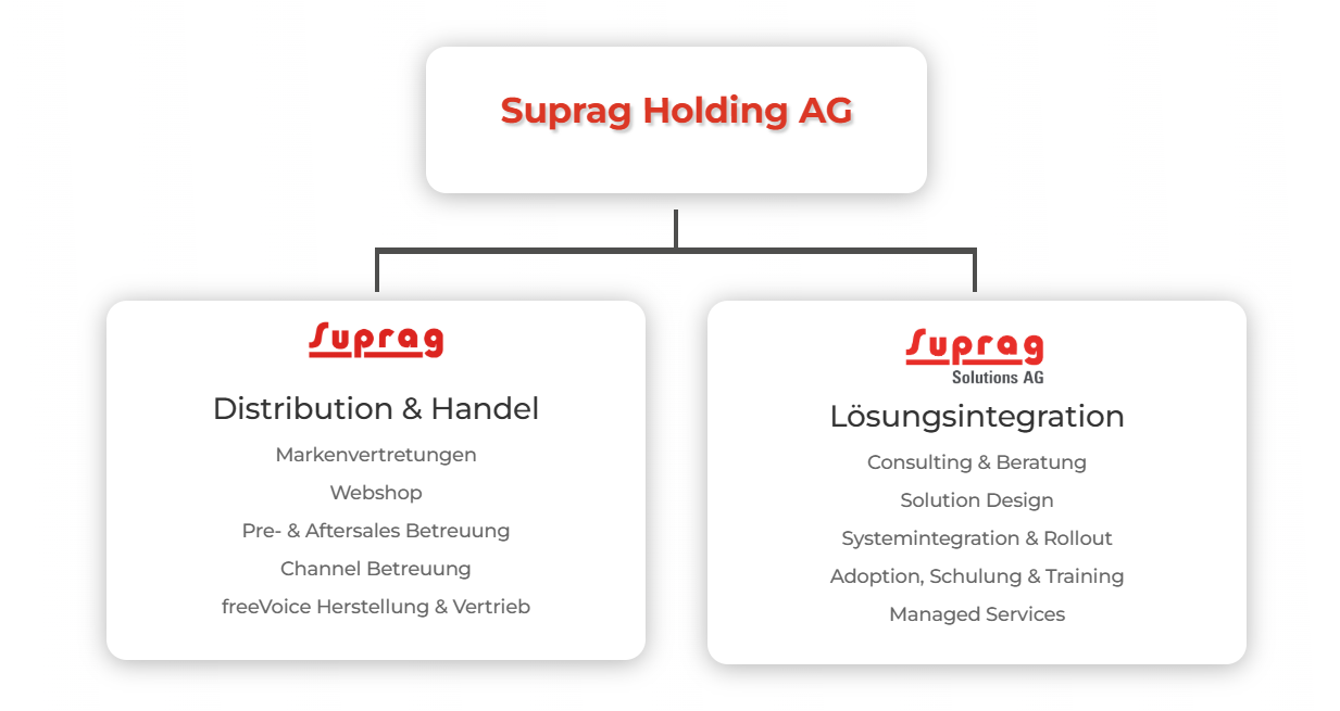 Überblick Suprag Holding - Suprag Solutions