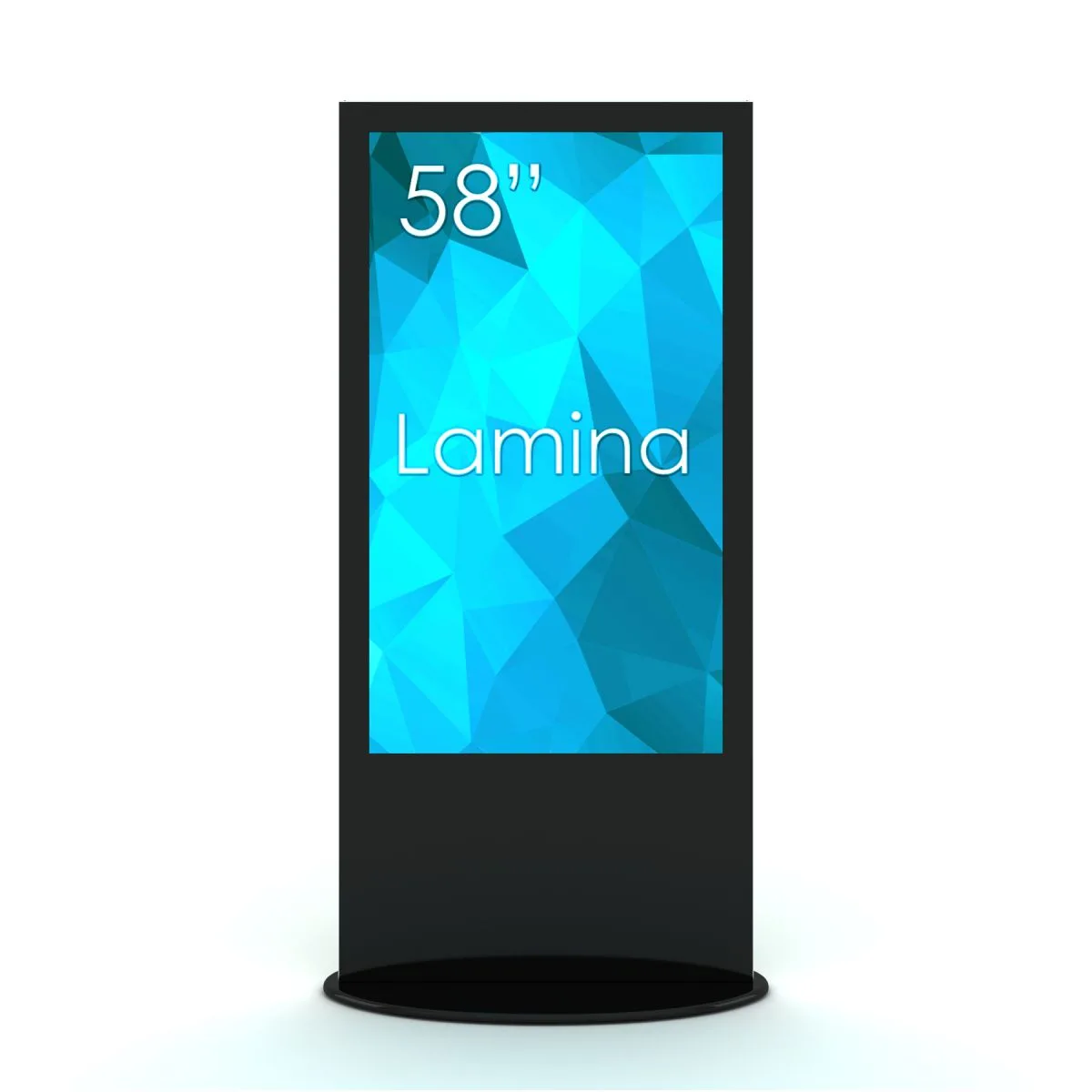 58-Zoll Indoor Stele, Schwarz Swedx Lamina 58" 