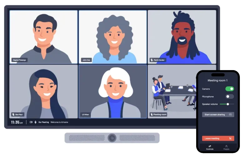 Airtame Videokonferenzen