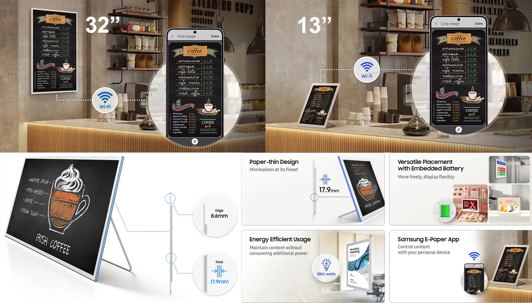 E-Paper für Unternehmen, Moderne Informationsflächen mit minimalem Energieverbrauch