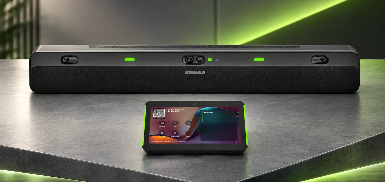 Die Shure IntelliMix Bar Pro für Microsoft Teams Rooms Die Shure IntelliMix Bar Pro für Microsoft Teams Rooms
